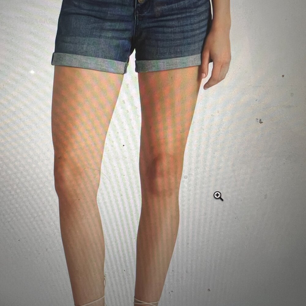NWT Judy Blue: Lillian High Rise Tacked Cuffed Short size 4 - Picture 3 of 8